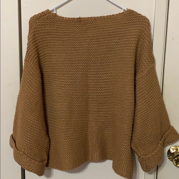 Shein Mustard Boatneck Sweater size XS - Picture 2 of 2